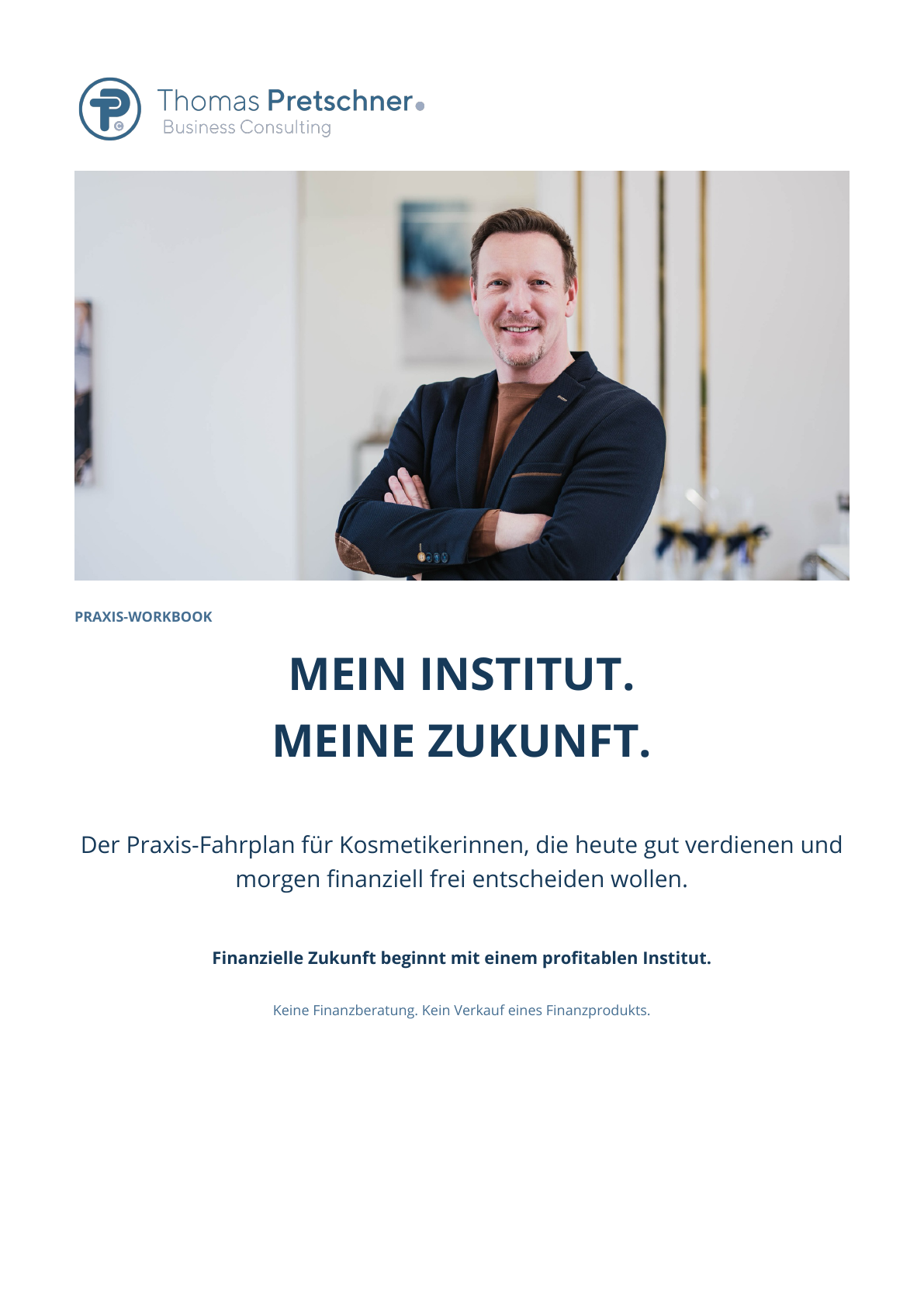 Deckblatt des Workbooks Mein Institut. Meine Zukunft.